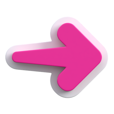 Arrow Right  3D Icon