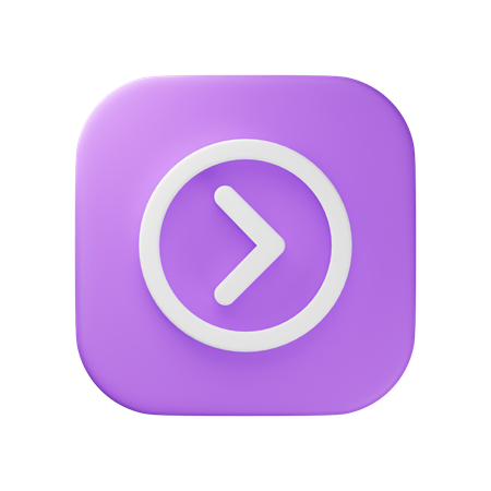 Arrow Right  3D Icon