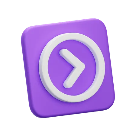 Arrow Right  3D Icon