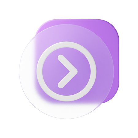 Arrow Right  3D Icon