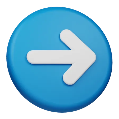 Arrow Right  3D Icon