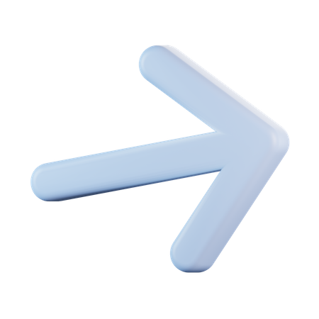 Arrow Right  3D Icon