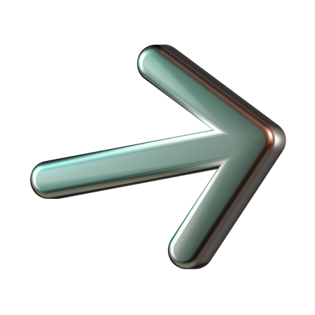 Arrow Right  3D Icon