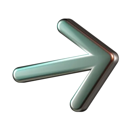 Arrow Right  3D Icon