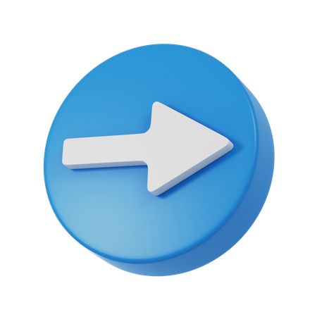 Arrow Right  3D Icon