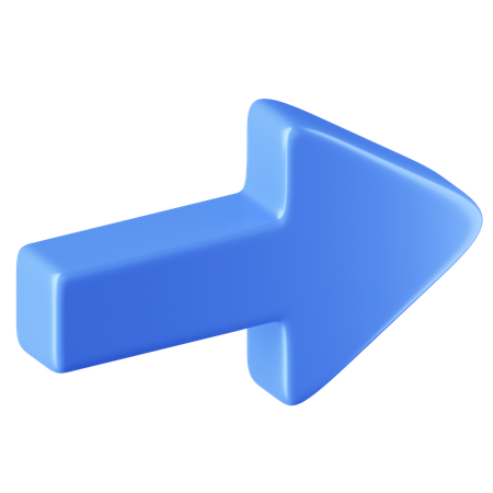 Arrow Right  3D Icon