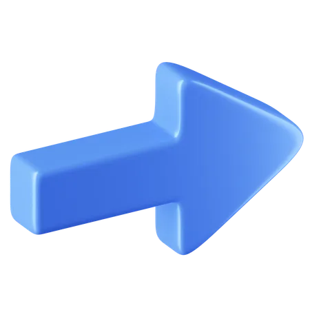 Arrow Right  3D Icon