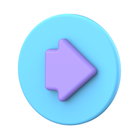 Arrow Right  3D Icon