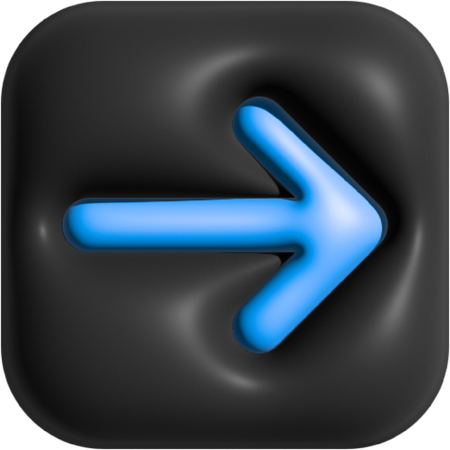 Arrow-Right  3D Icon