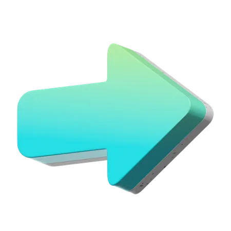 Arrow Shape  3D Icon