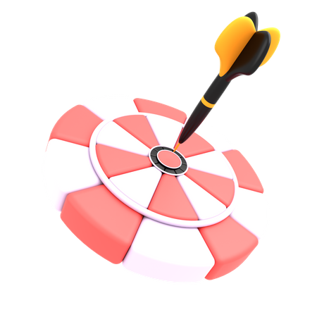 Arrow Target  3D Illustration