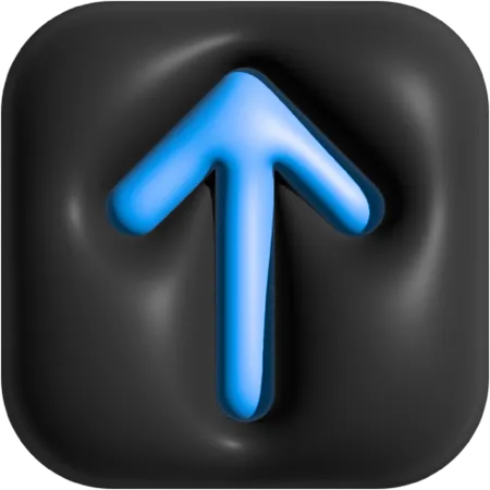 Arrow-Top  3D Icon