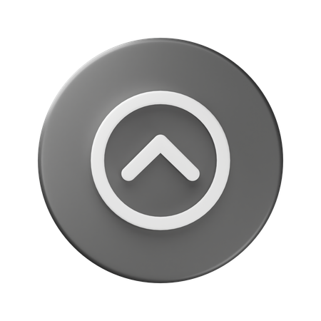 Arrow Up  3D Icon