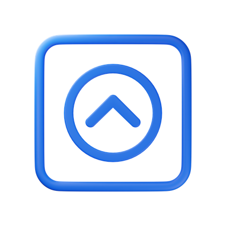 Arrow Up  3D Icon