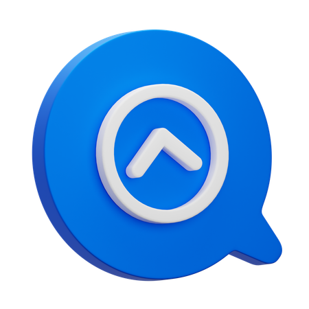 Arrow Up  3D Icon