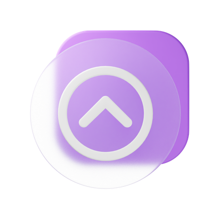 Arrow Up  3D Icon