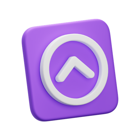 Arrow Up  3D Icon