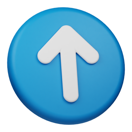 Arrow Up  3D Icon