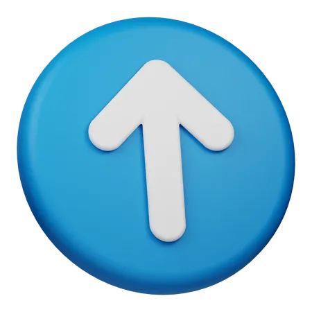 Arrow Up  3D Icon