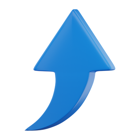 Arrow Up  3D Icon