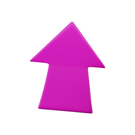 Arrow Up  3D Icon