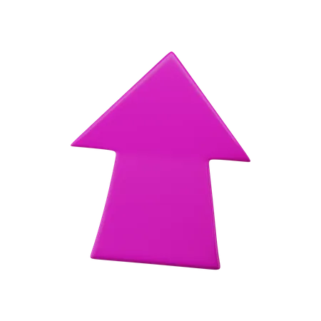 Arrow Up  3D Icon