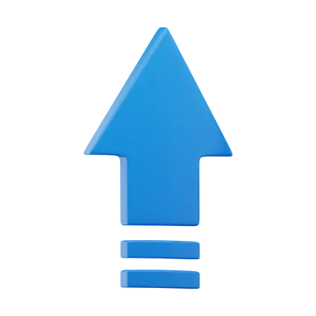 Arrow Up  3D Icon