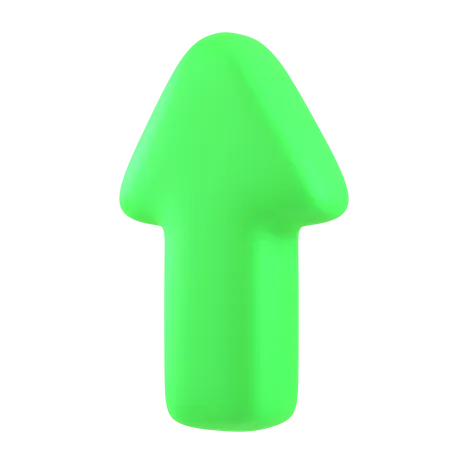 Arrow Up  3D Icon