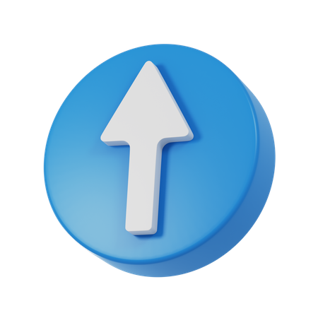 Arrow Up  3D Icon