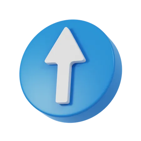 Arrow Up  3D Icon