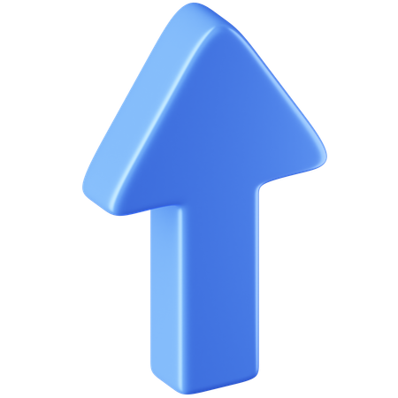Arrow Up  3D Icon