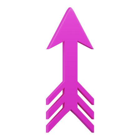 Arrow Up  3D Icon