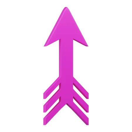 Arrow Up  3D Icon