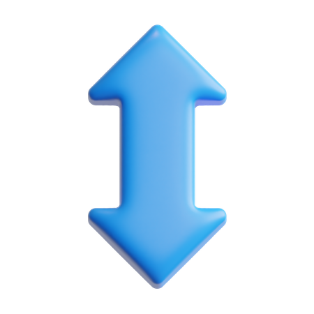Arrow up and down  3D Icon