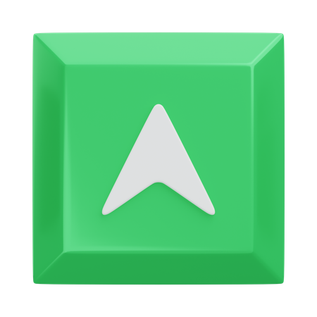 Arrow Up Keyboard Key  3D Icon