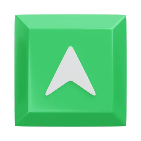 Arrow Up Keyboard Key  3D Icon