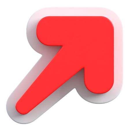 Arrow Up Right  3D Icon