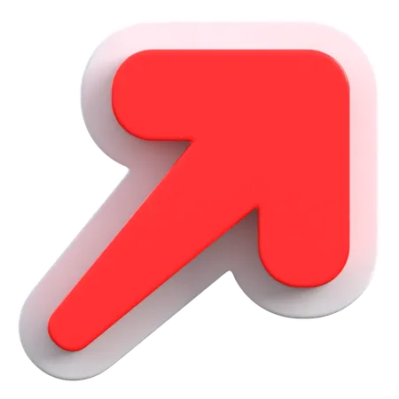 Arrow Up Right  3D Icon