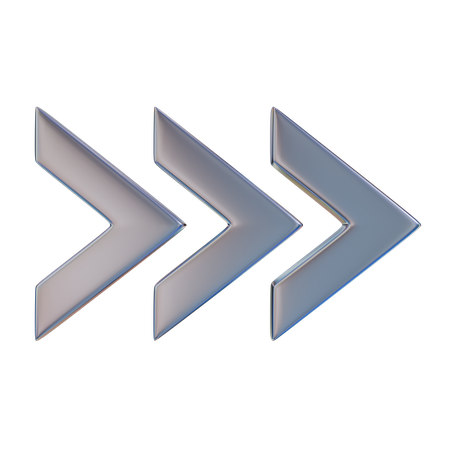 Arrows Abstract Shape  3D Icon