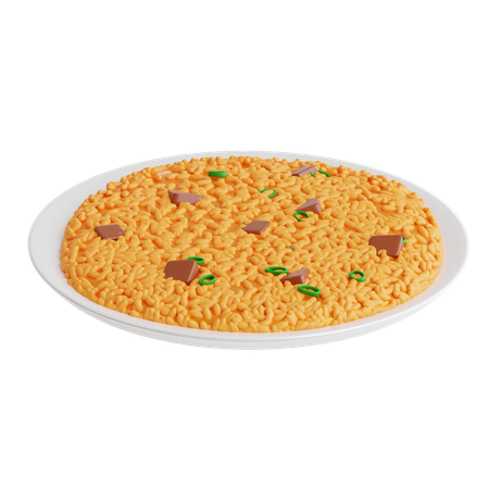 Arroz com espreguiçadeiras  3D Icon