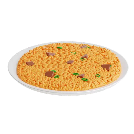 Arroz com espreguiçadeiras  3D Icon