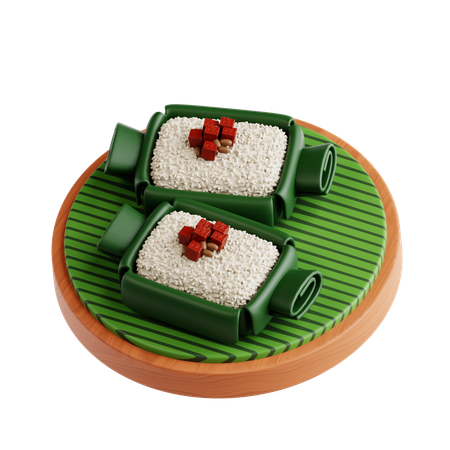 Arroz frito  3D Icon