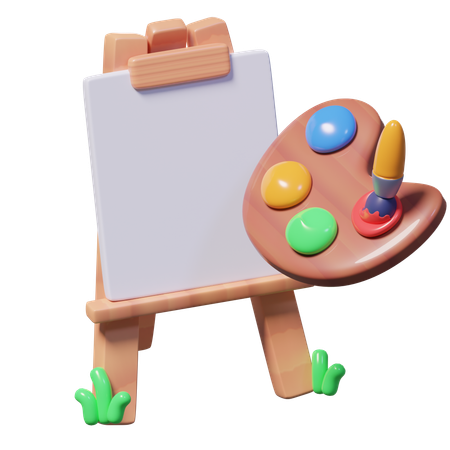 Art  3D Icon