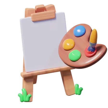 Art  3D Icon