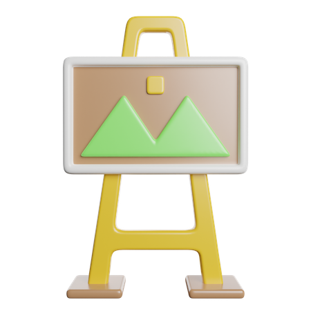 Art  3D Icon