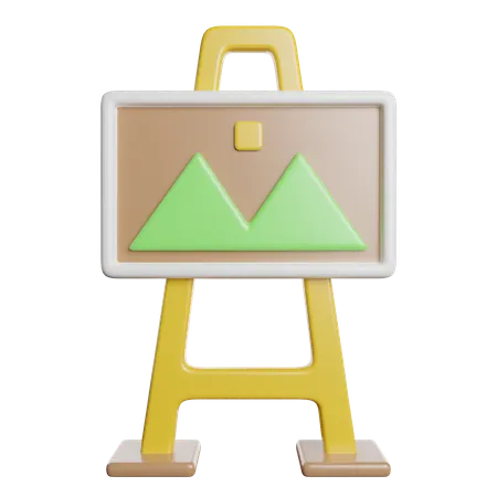 Art  3D Icon