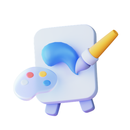 Art  3D Icon