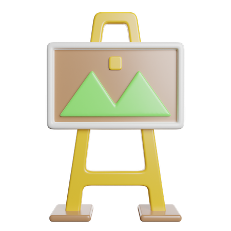 Art  3D Icon