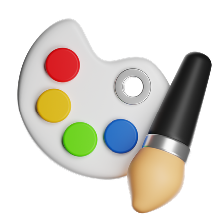 Art  3D Icon