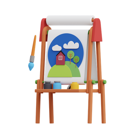 Art  3D Icon